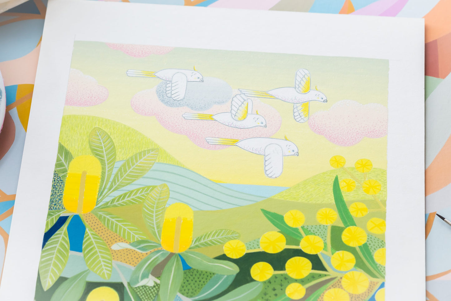 CLAIRE ISHINO- SMALL LIMITED EDITION A5 PRINTS- Sunrise