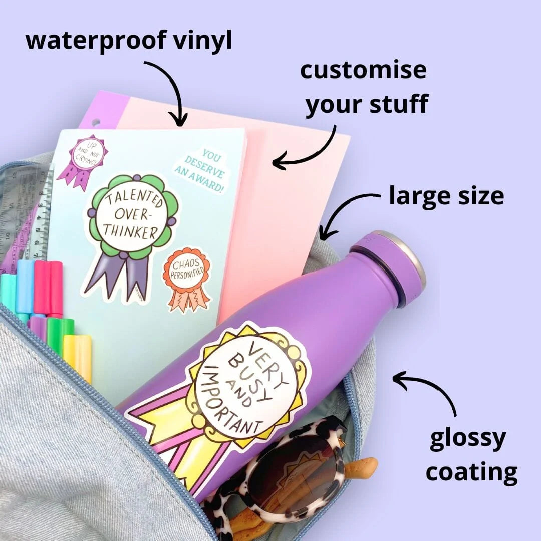 JUBLY-UMPH - "Talented Over-Thinker" - Sticker