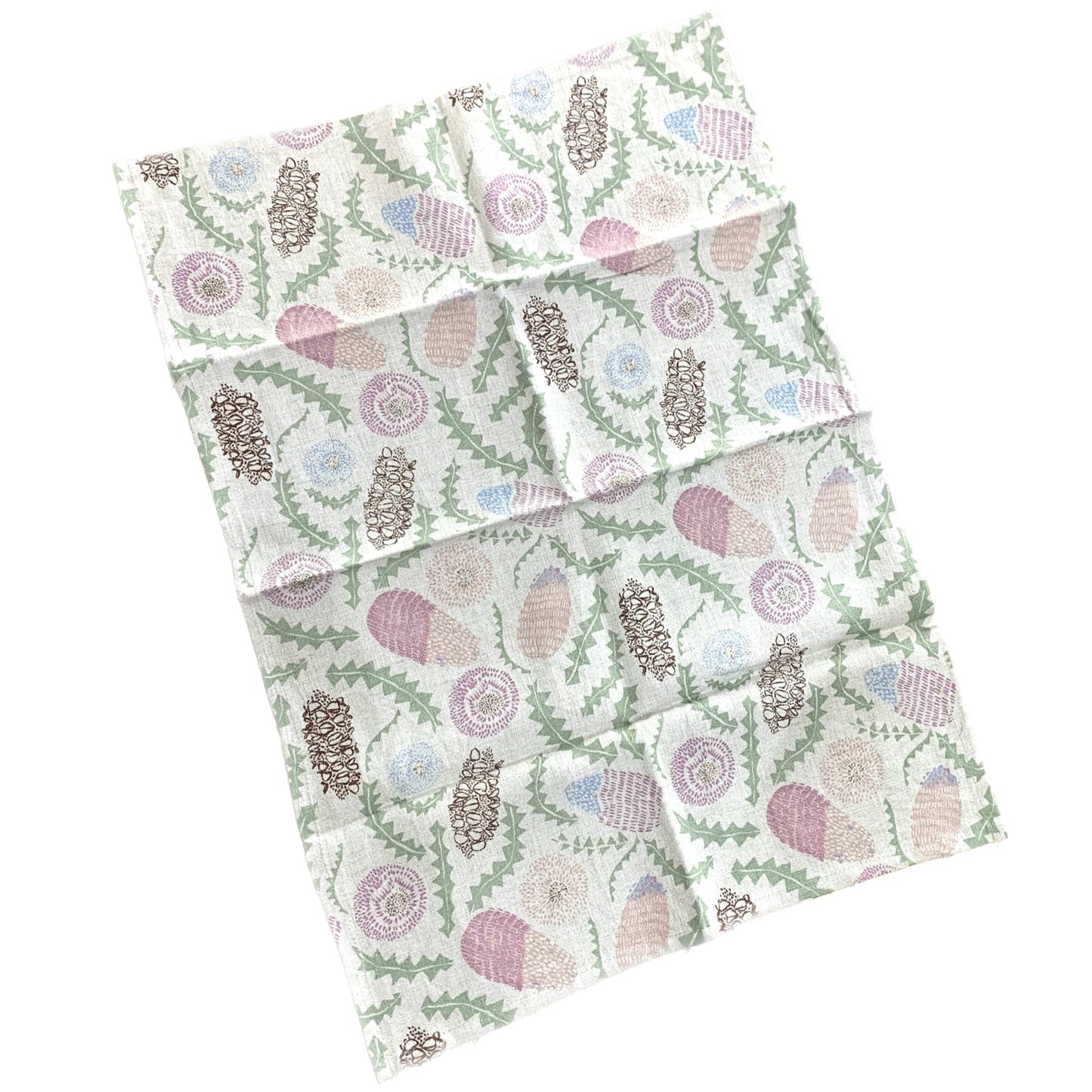BRIGHT THREADS- Flowering Banksia Tea Towel