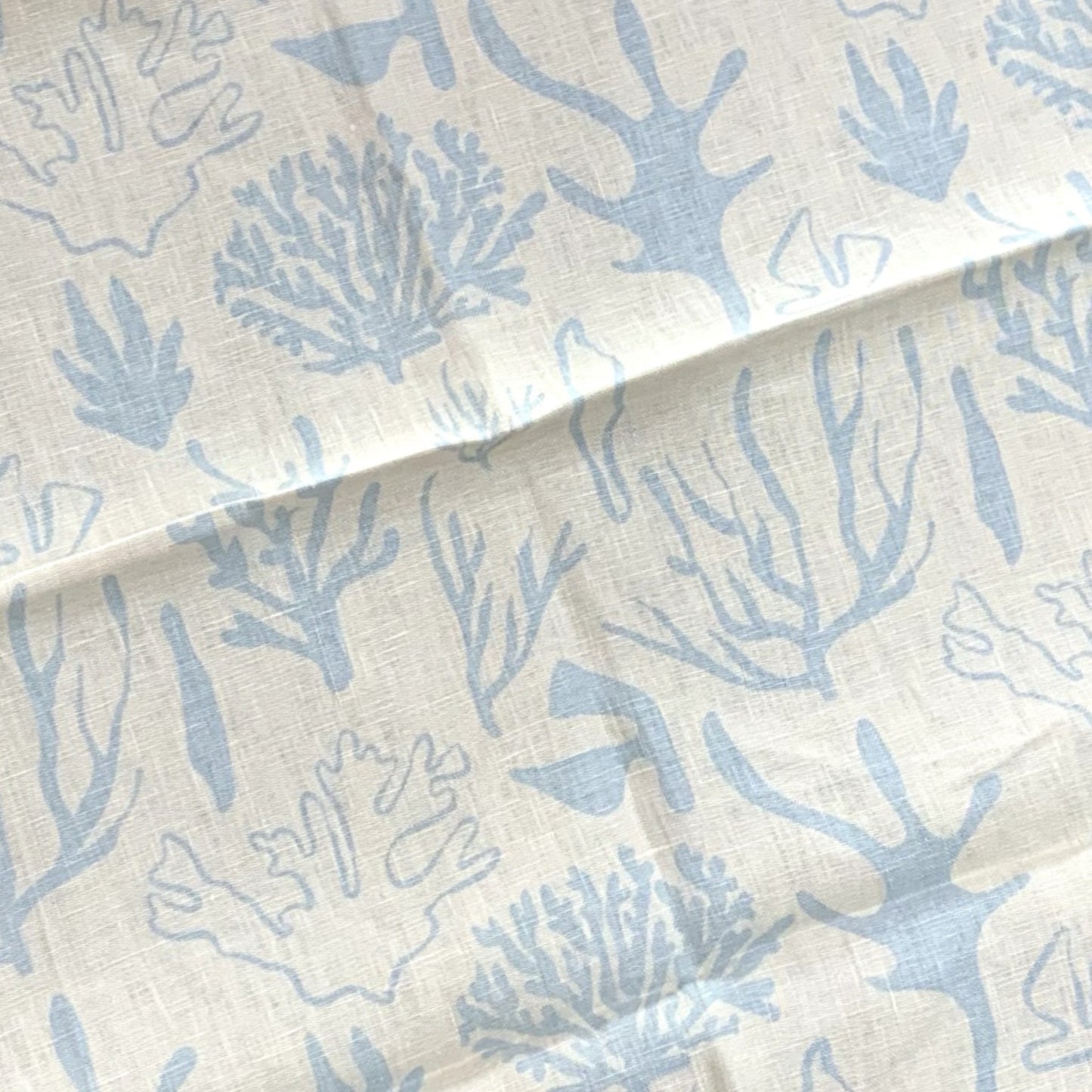 BRIGHT THREADS- The Coral Sea Tea Towel - CHAMBRAY