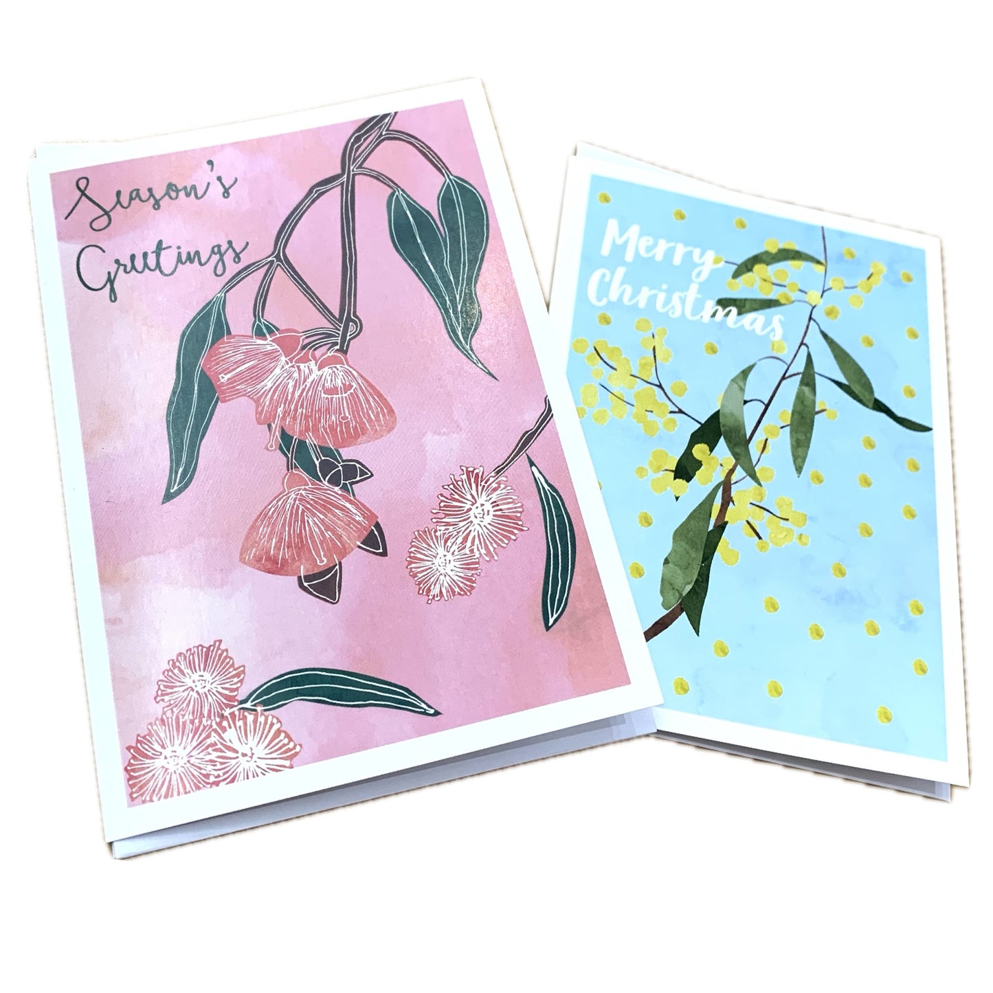 CANDLE BARK CREATIONS - "Gum Blossom Season" Australiana Single Cards
