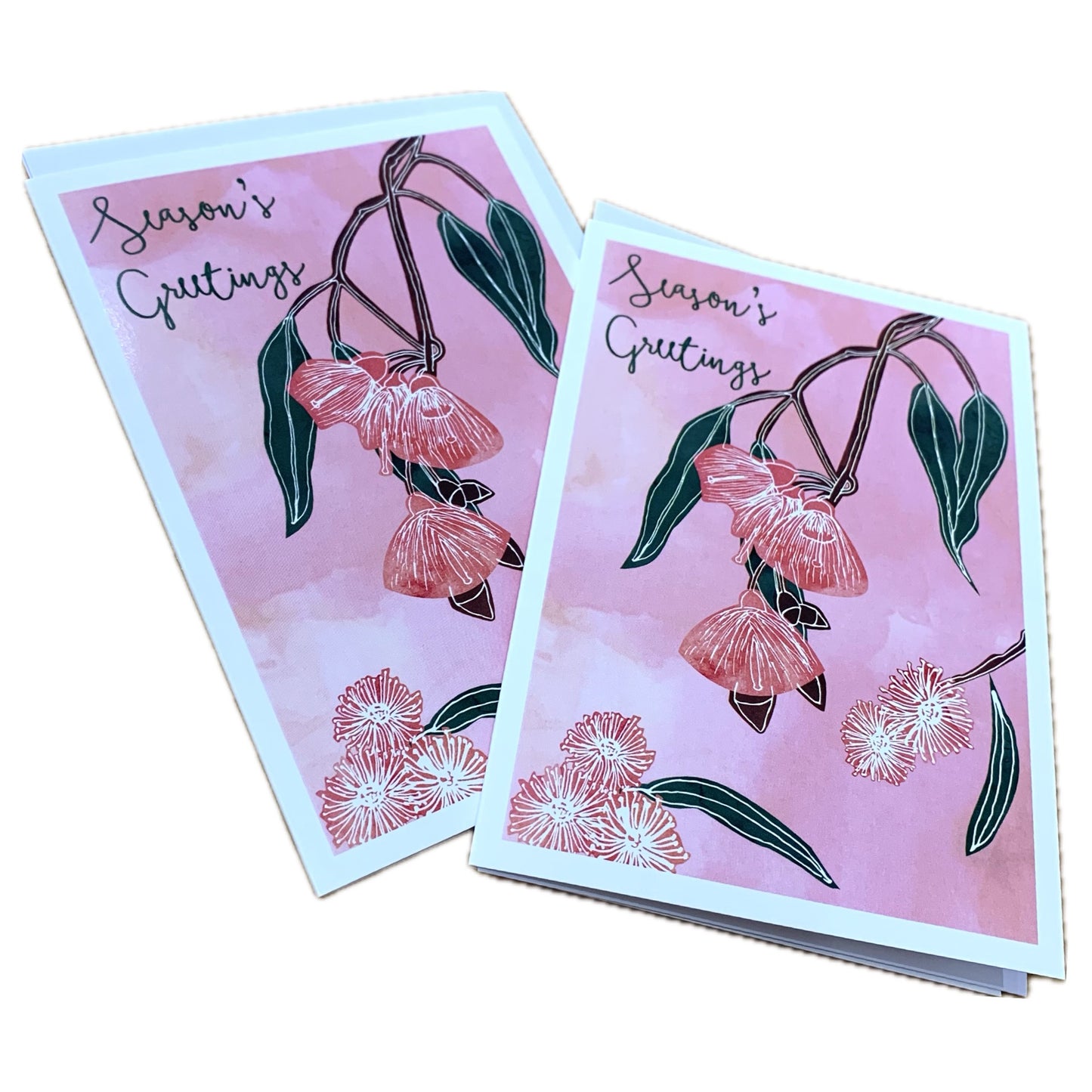 CANDLE BARK CREATIONS - "Gum Blossom Season" Australiana Single Cards