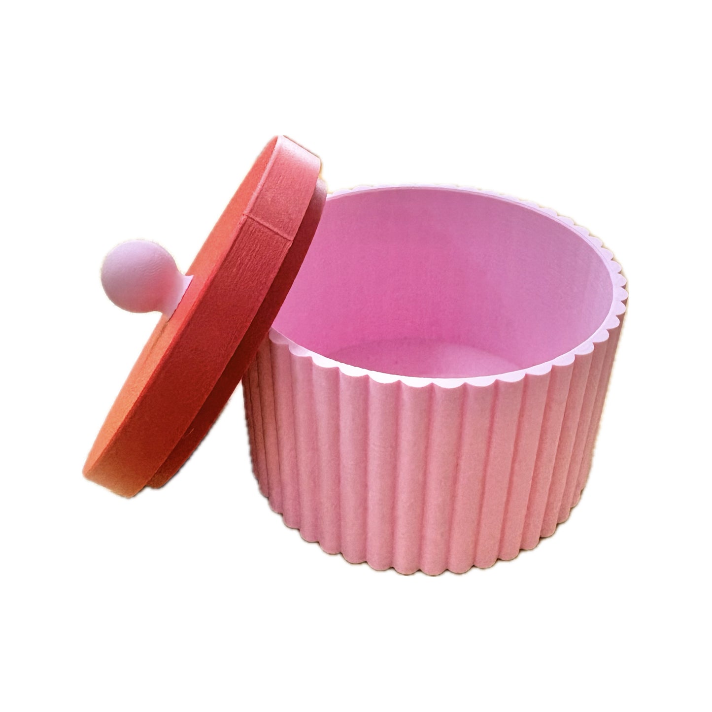 DWAYNSKI.3D - Royal Tray and Bowl Set - Pink and Red