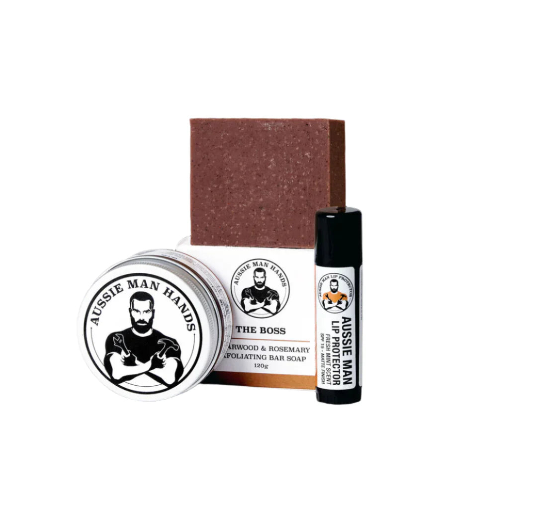 AUSSIE MAN HANDS - The Boss Exfoliating Soap