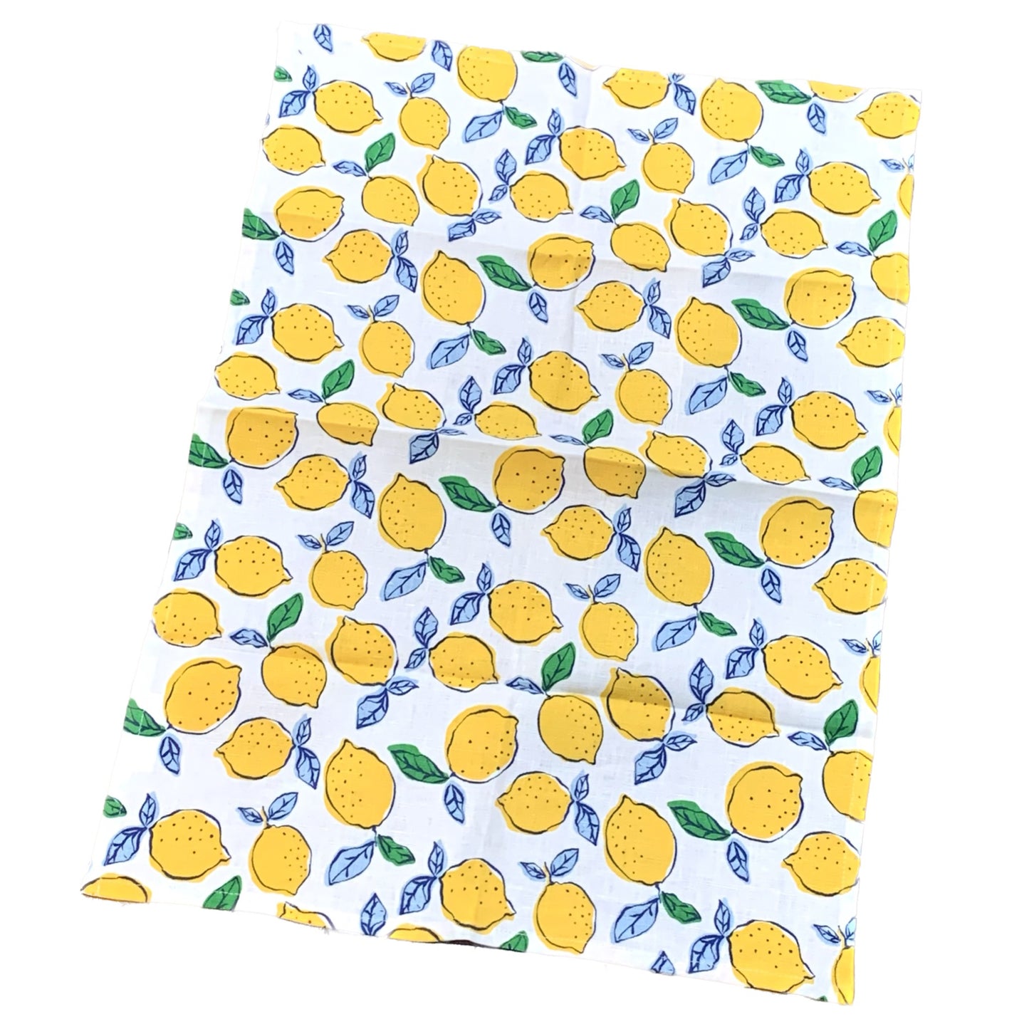 BRIGHT THREADS- "Lemons" Tea Towel