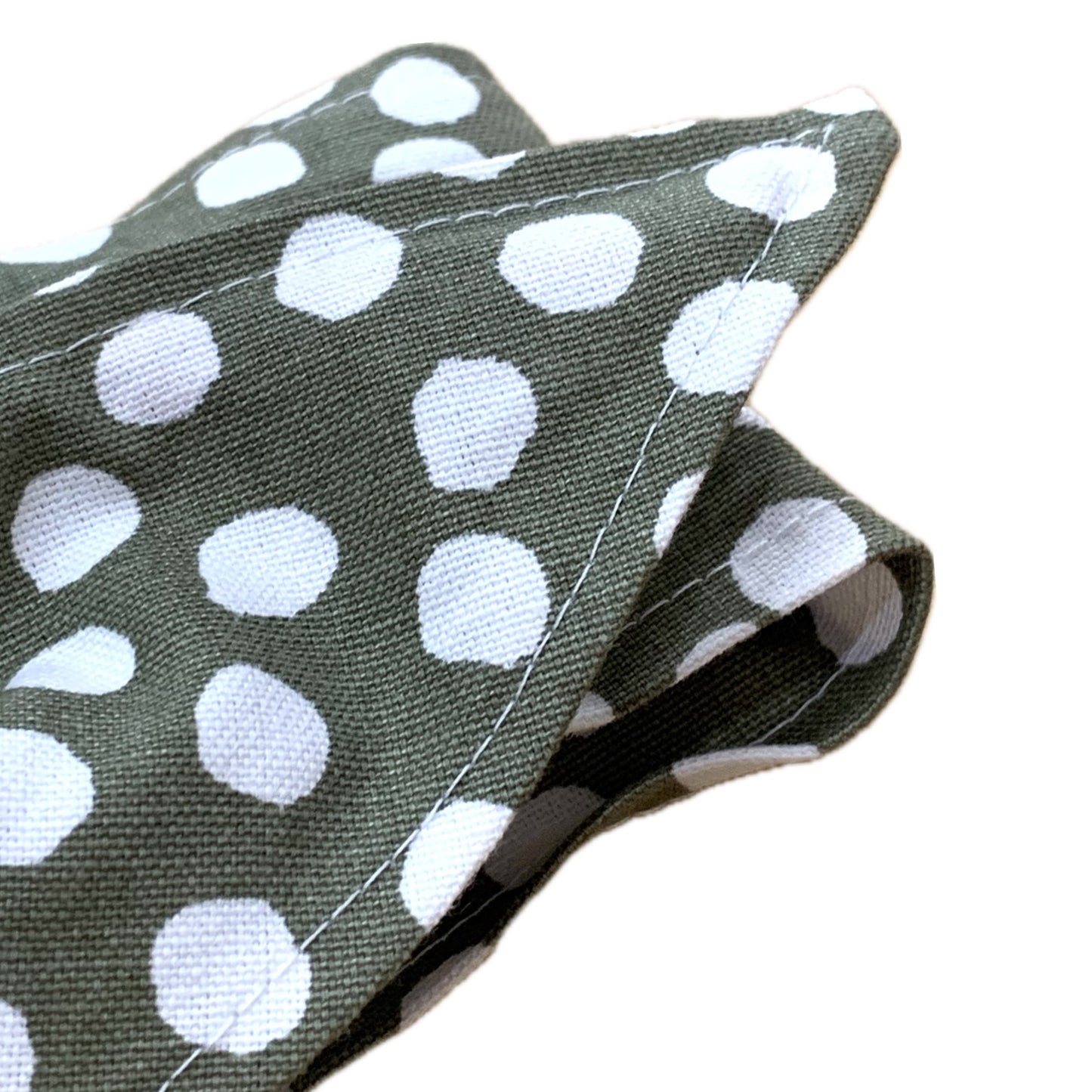 OH SEW ROSY: REDUCED WIRE HEADBAND - Khaki Spotty