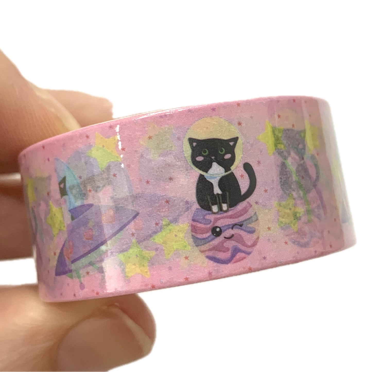 SHERBET CANDY- Far Far Away Collection - Kitties in Space Washi Tape