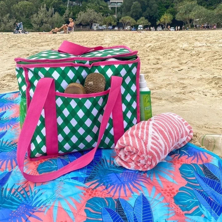 SISTA & CO. - Family Cooler Bag 'Apple & Raspberry Check'