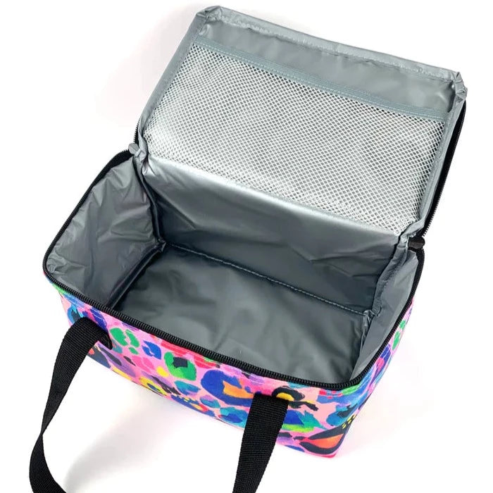 SISTA & CO. - Lunch Bag - Kasey Rainbow x Sista & Co. 'Rainbow Leopard'