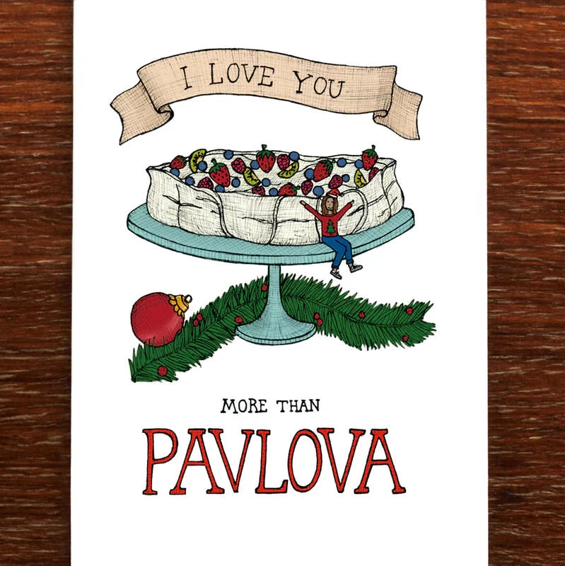The Nonsense Maker- Pavlova Love - Christmas Card