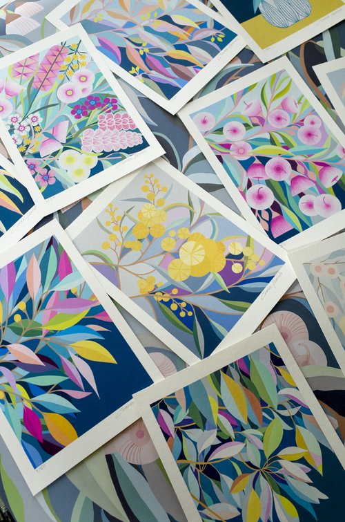 CLAIRE ISHINO- LIMITED EDITION A5 PRINTS- Pink Gum