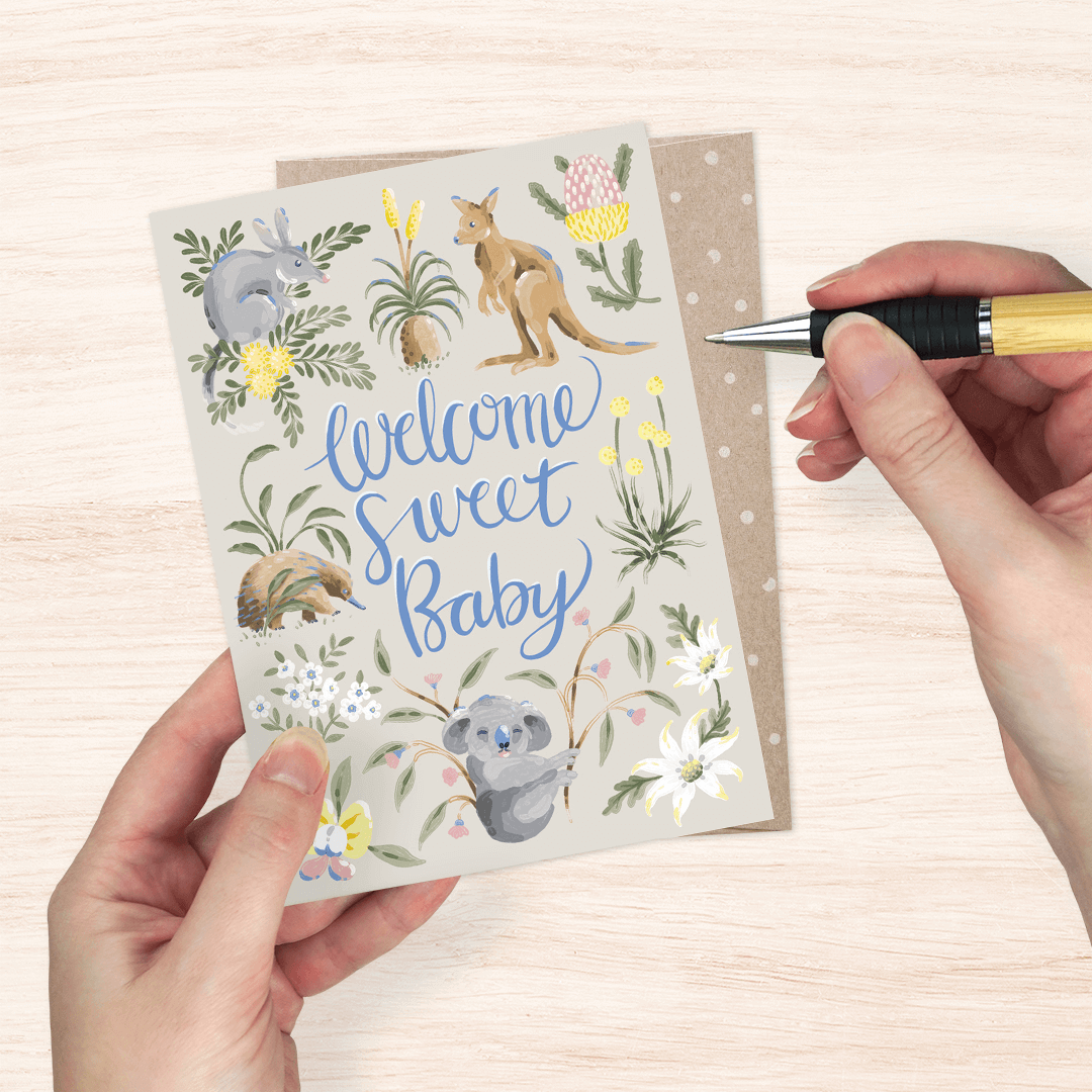 EARTH GREETINGS- Sweet Baby Card