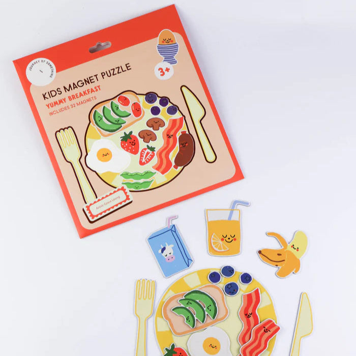 JOURNEY OF SOMETHING - Kids Magnet Puzzle - Yummy Breakfast