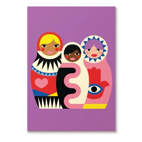 JOURNEY OF SOMETHING- KIDS/ SMALL PAINT BY NUMBERS - Babushkas