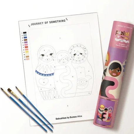 JOURNEY OF SOMETHING- KIDS/ SMALL PAINT BY NUMBERS - Babushkas