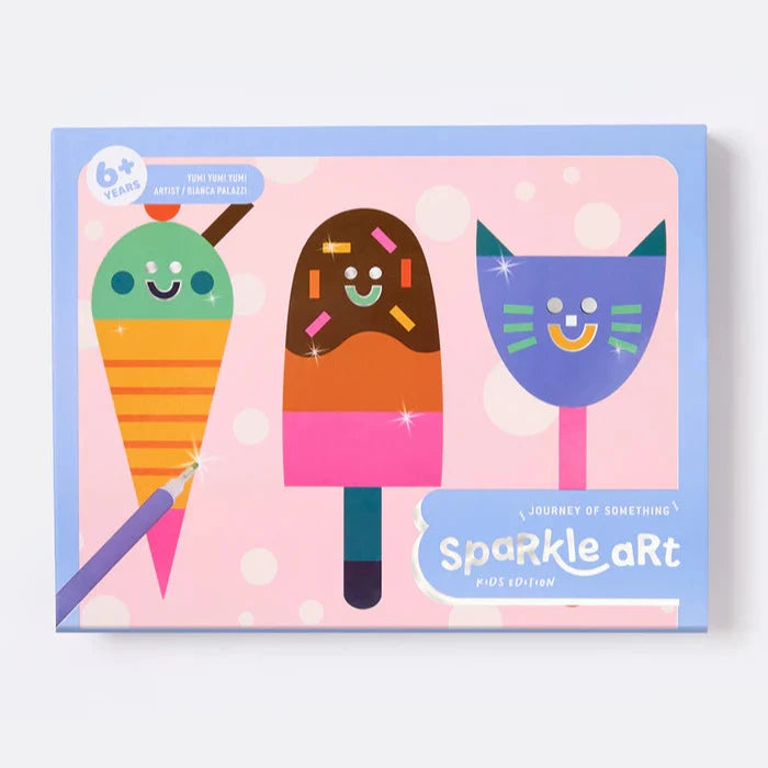 JOURNEY OF SOMETHING - KIDS SPARKLE ART KIT - Yum! Yum! Yum!