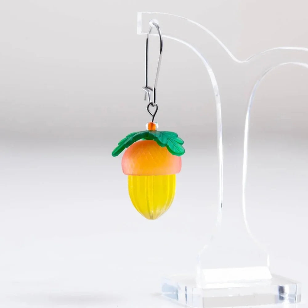 CLAIRE ISHINO- Lucky 'Golden' Acorn Earrings