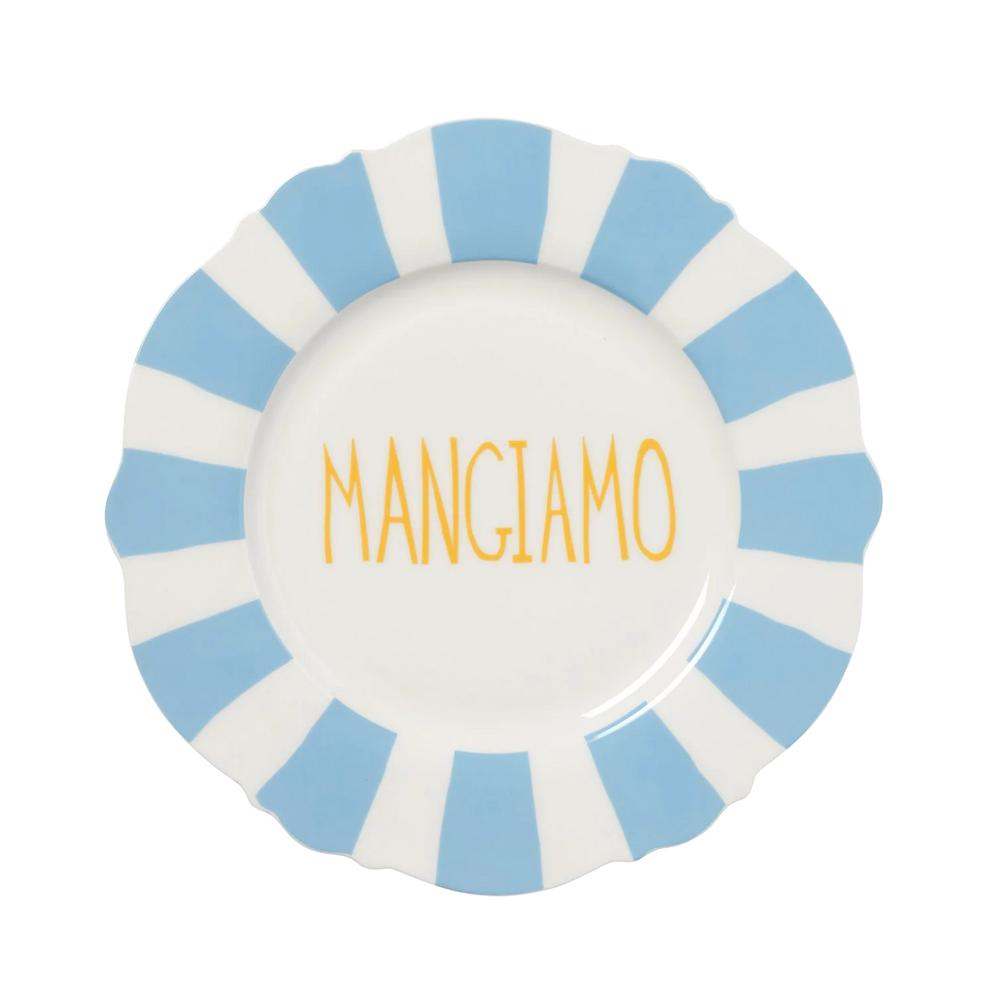 In The Roundhouse - "Mamma Mia Wave" Dinner Plate Set