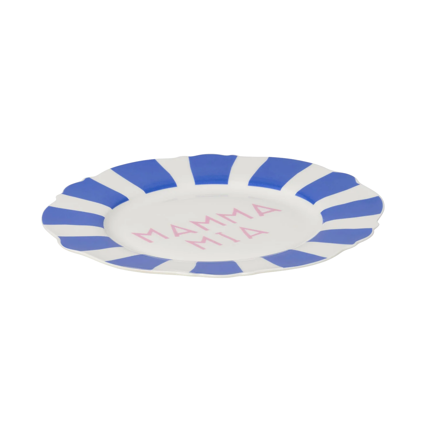 In The Roundhouse - "Mamma Mia Wave" Dinner Plate Set