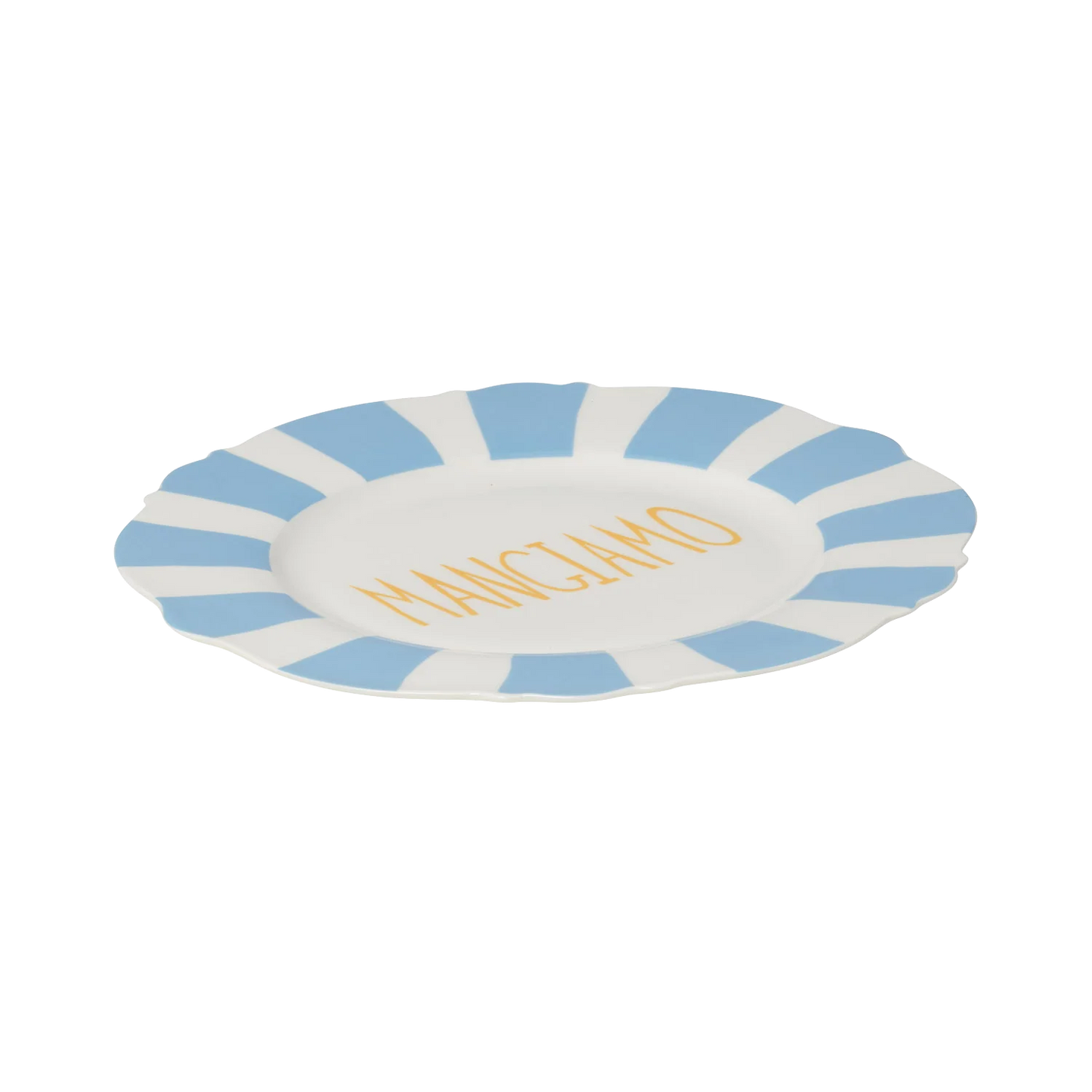In The Roundhouse - "Mamma Mia Wave" Dinner Plate Set