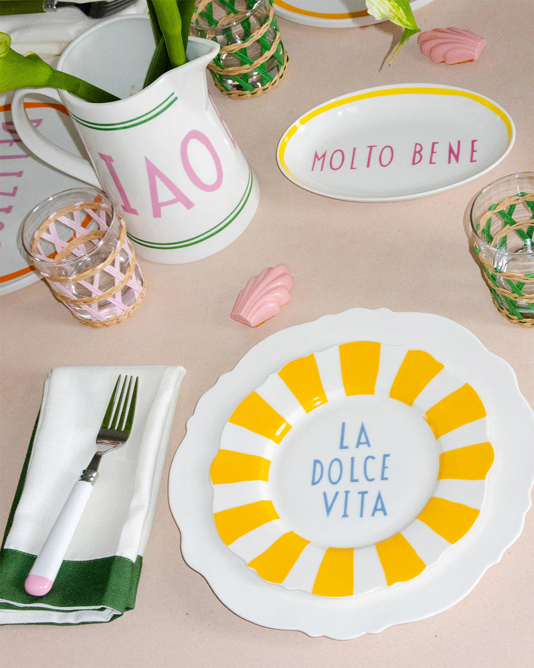 In The Roundhouse - "Molto Bene" Oval Tray Small