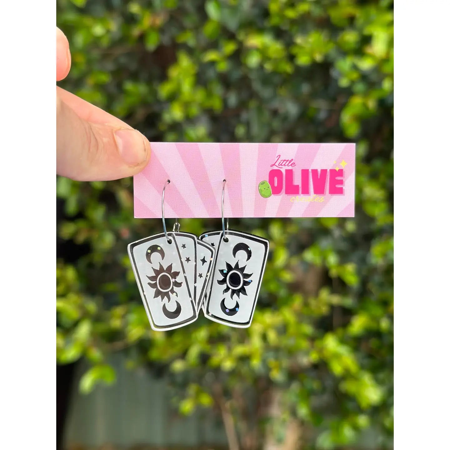 LITTLE OLIVE CREATES - Mystical Witch Tarot Cards Dangles