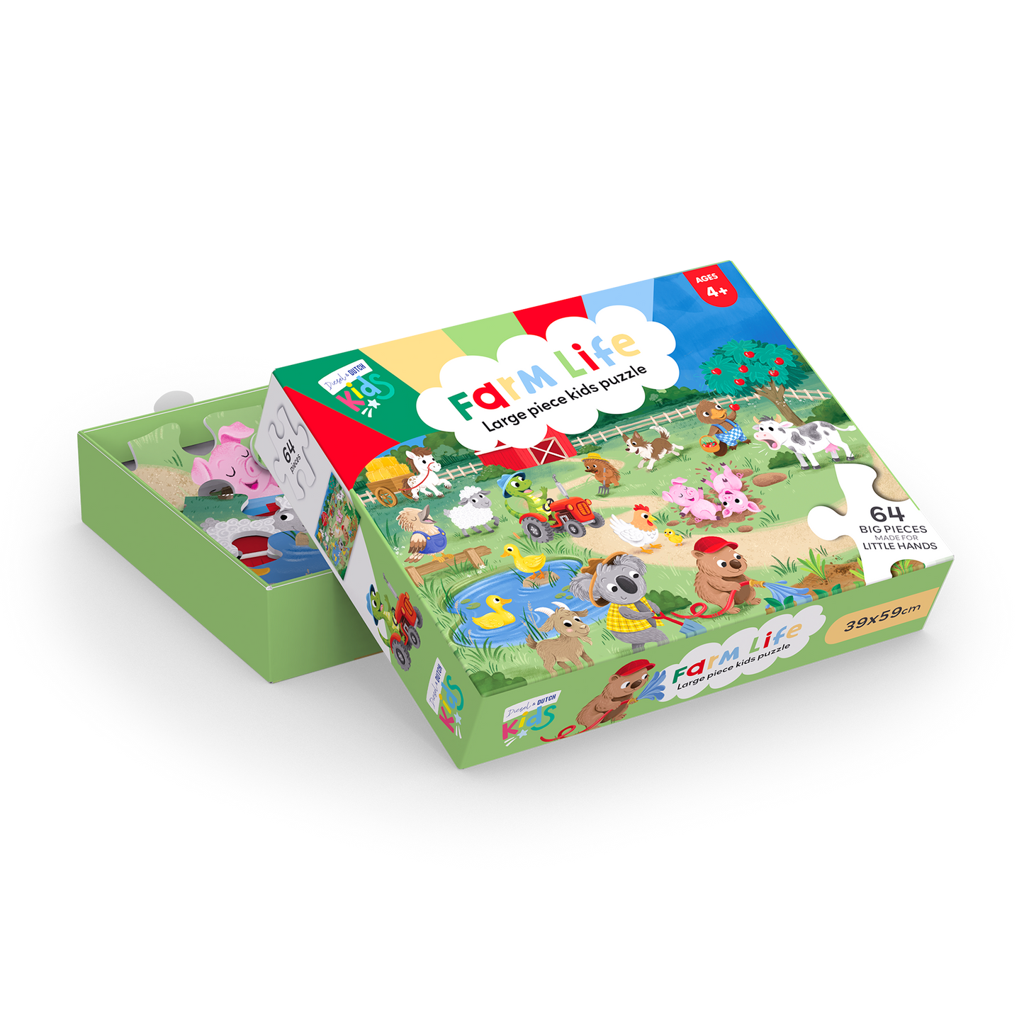 DIESEL AND DUTCH - Farm Life - 64pc Jigsaw Puzzle