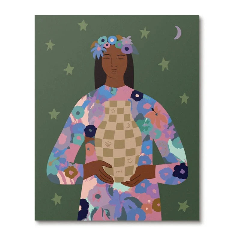 JOURNEY OF SOMETHING- PAINT BY NUMBERS - LOVE VASE