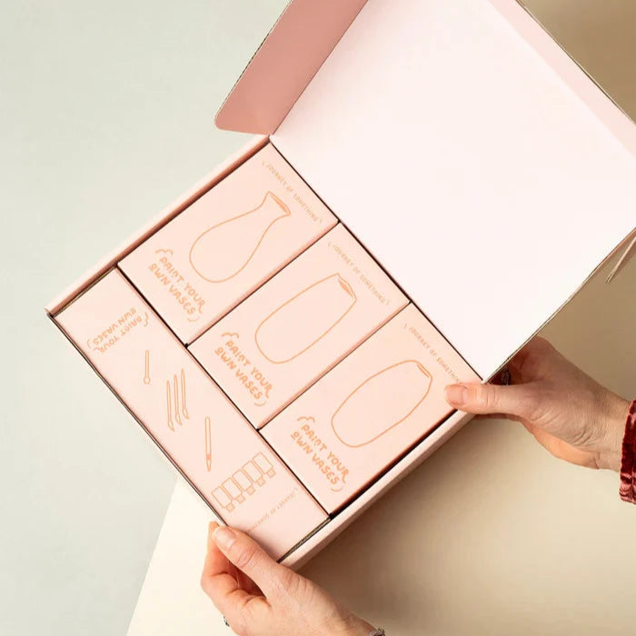 JOURNEY OF SOMETHING- Paint Your Own Vases Kit