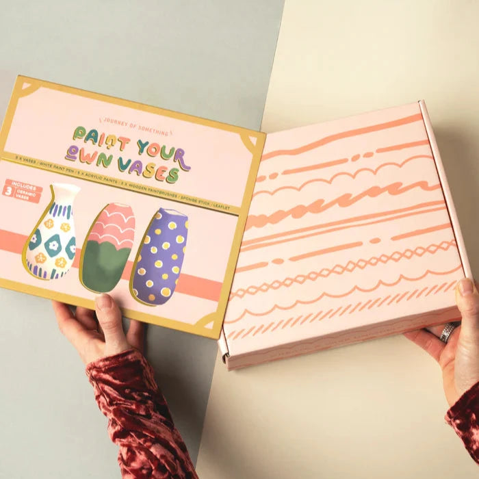 JOURNEY OF SOMETHING- Paint Your Own Vases Kit