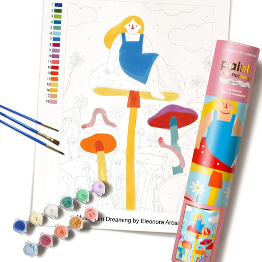 JOURNEY OF SOMETHING- KIDS/ SMALL PAINT BY NUMBERS - Mushroom Dreaming