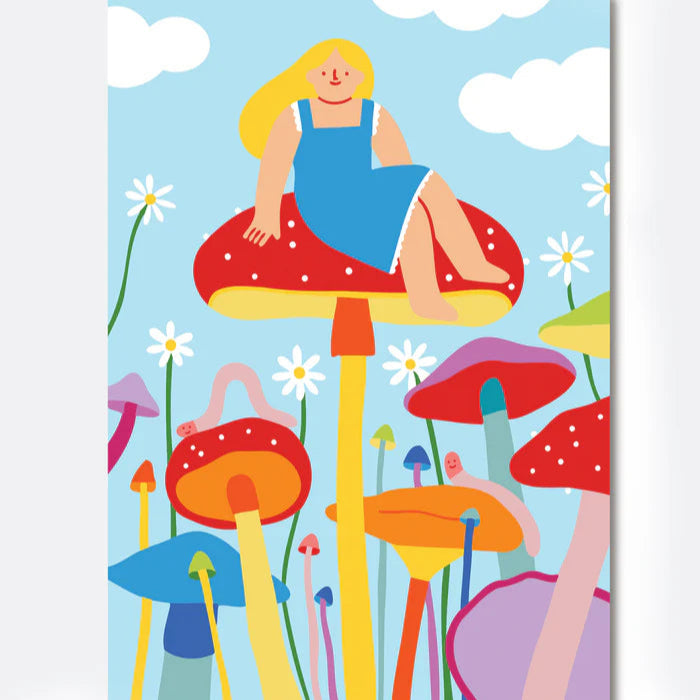 JOURNEY OF SOMETHING- KIDS/ SMALL PAINT BY NUMBERS - Mushroom Dreaming