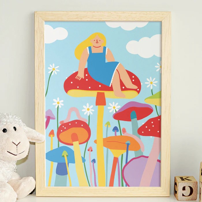 JOURNEY OF SOMETHING- KIDS/ SMALL PAINT BY NUMBERS - Mushroom Dreaming
