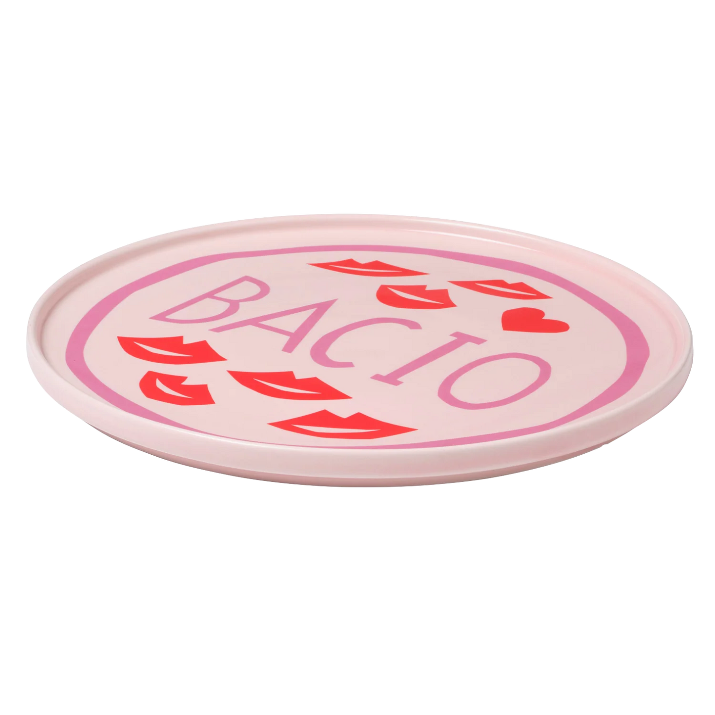 In The Roundhouse - "Bacio" Plate Pink