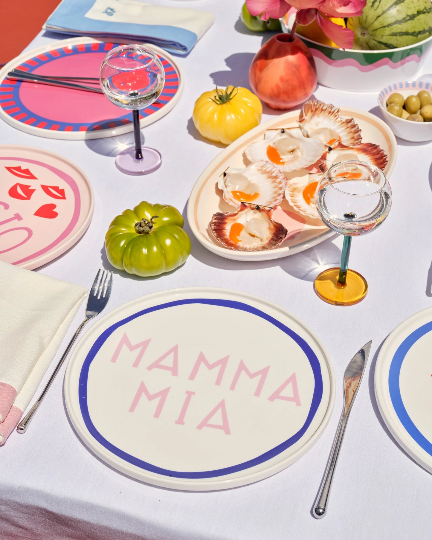 In The Roundhouse - "Mamma Mia" Plate