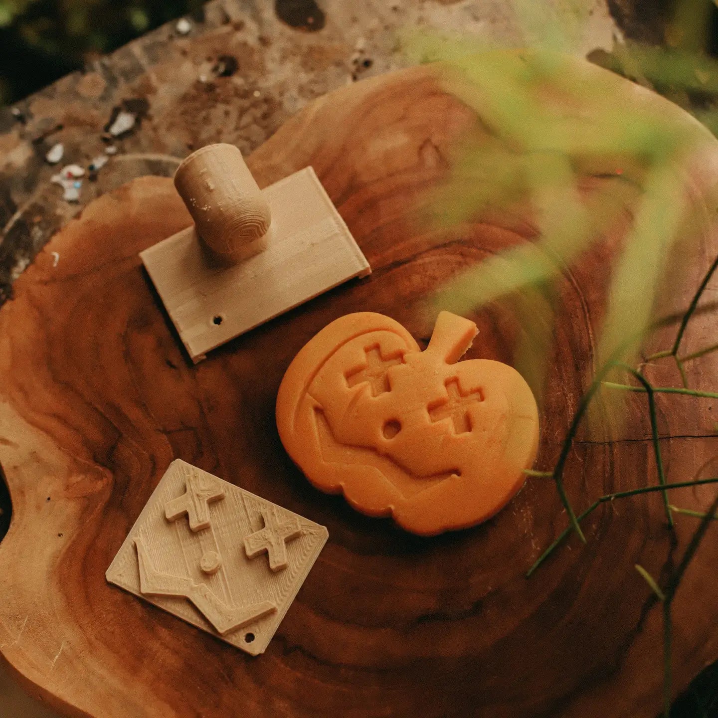 KINFOLK PANTRY- Pumpkin Stamp Play Bundle Halloween Eco Playdough Tools