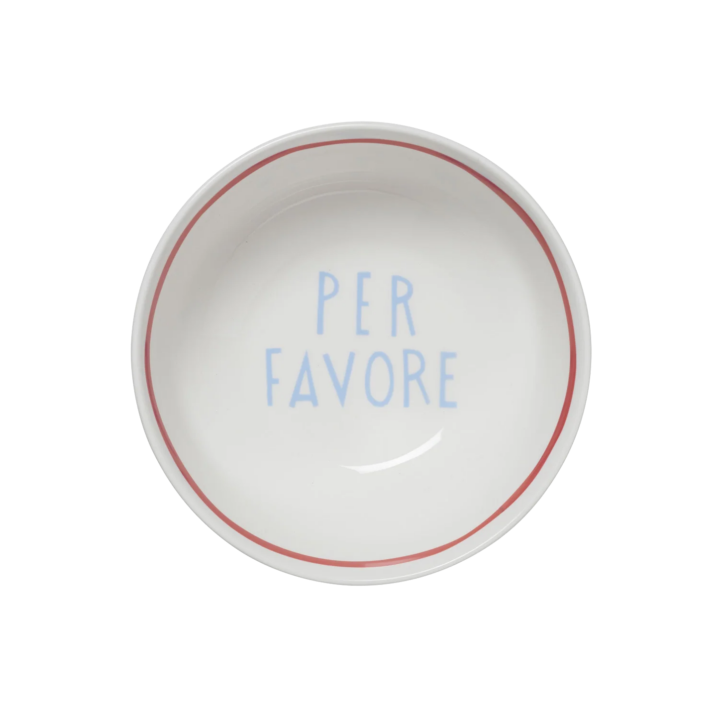 In The Roundhouse - "Italian" Bowl Set Red