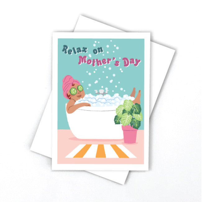 CANDLE BARK CREATIONS - Relax Mum- Mother's Day Card