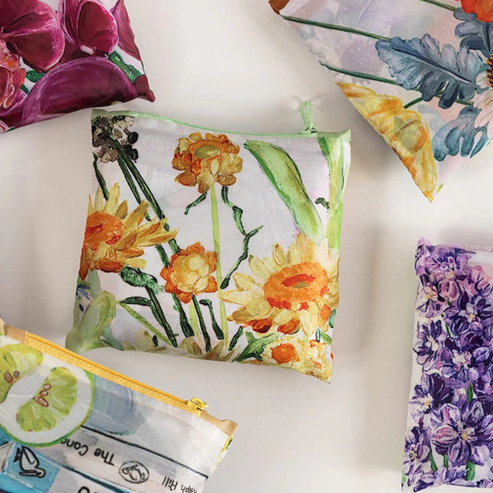 BESPOKE LETTERPRESS - Native Wildflowers - Reusable Large Shopping Bag