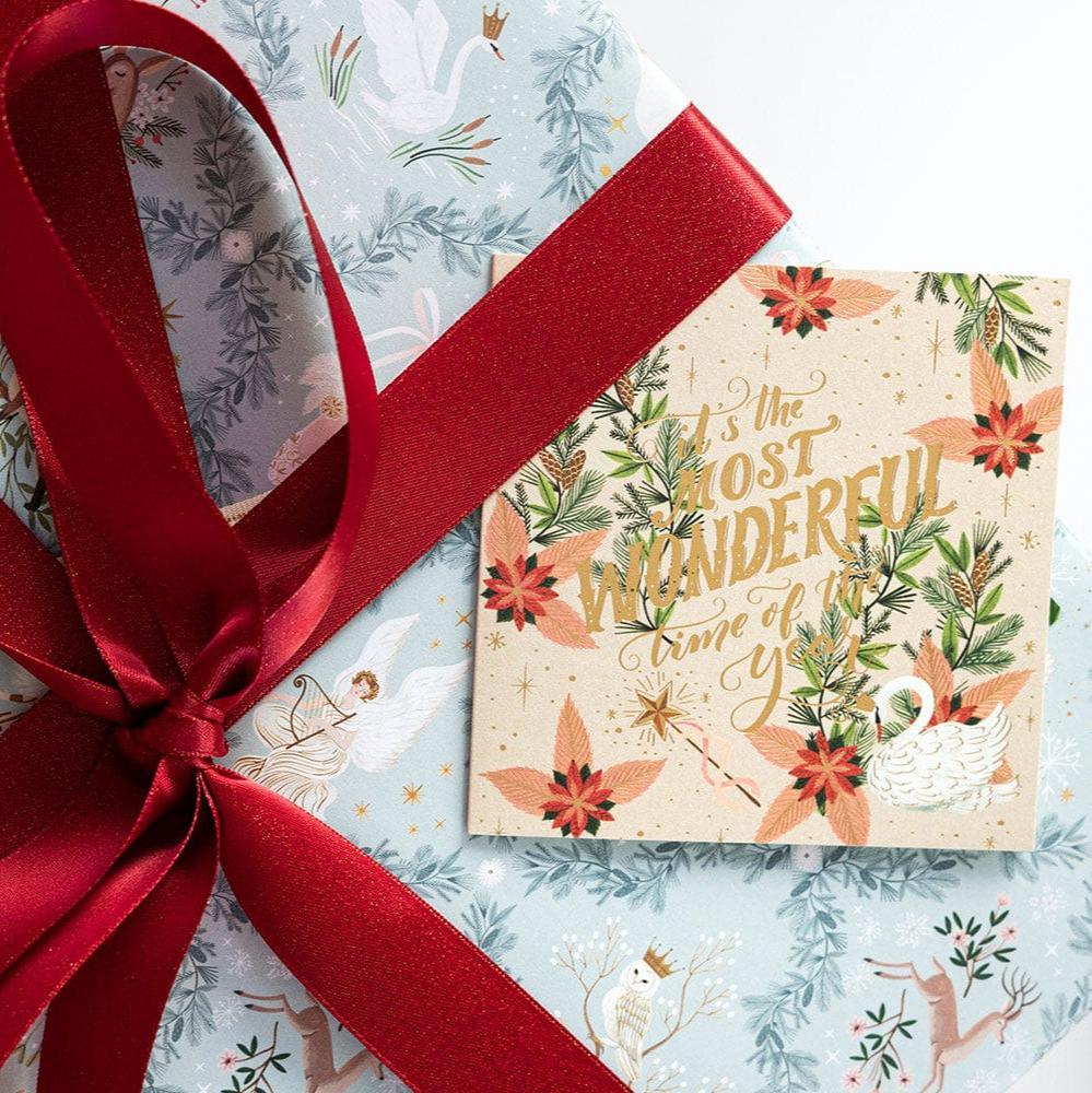 BESPOKE LETTERPRESS - "It's the most wonderful time of the year" Small Christmas Card