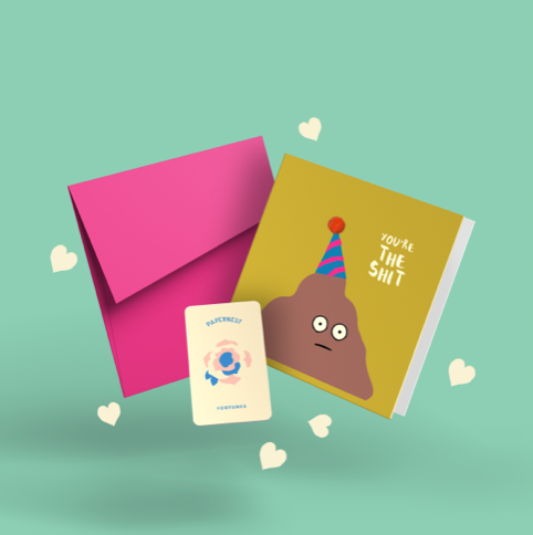 PAPERNEST - "You're the Shit" Greeting Card