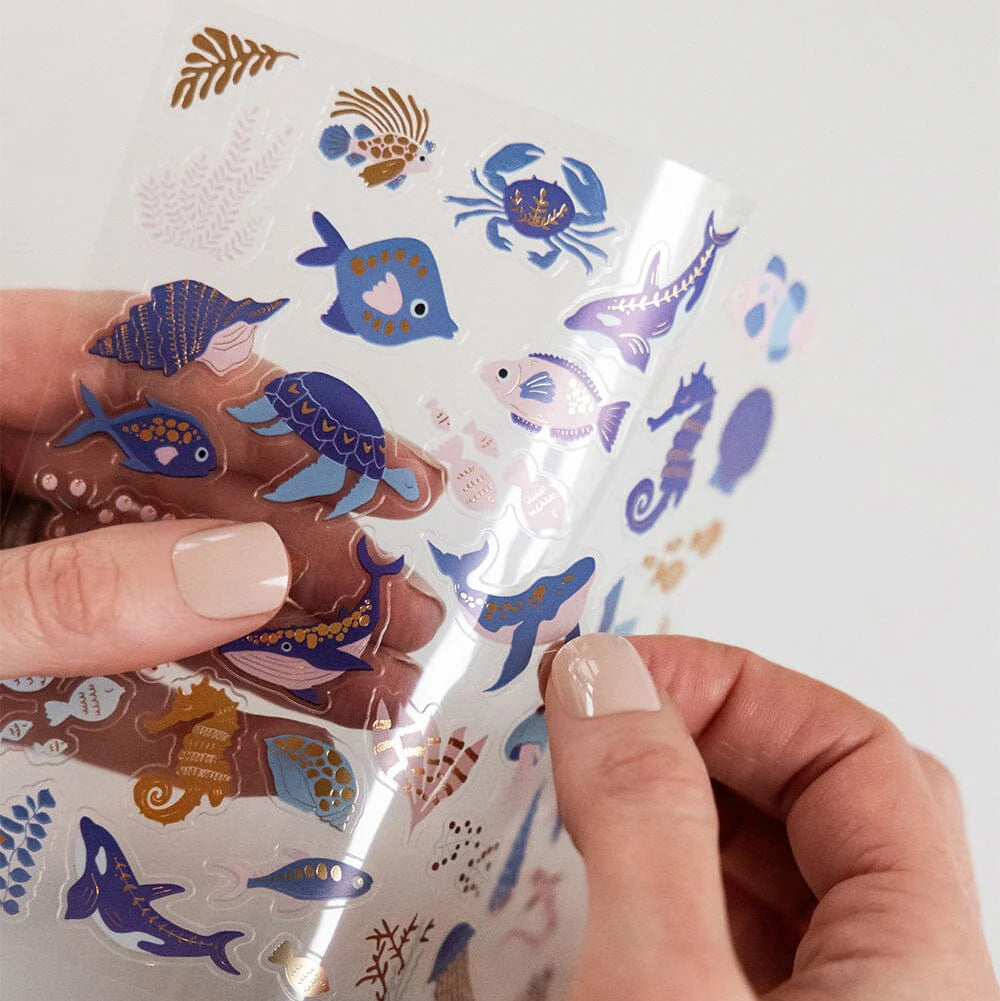 BESPOKE LETTERPRESS - Under the Sea Sticker Sheet