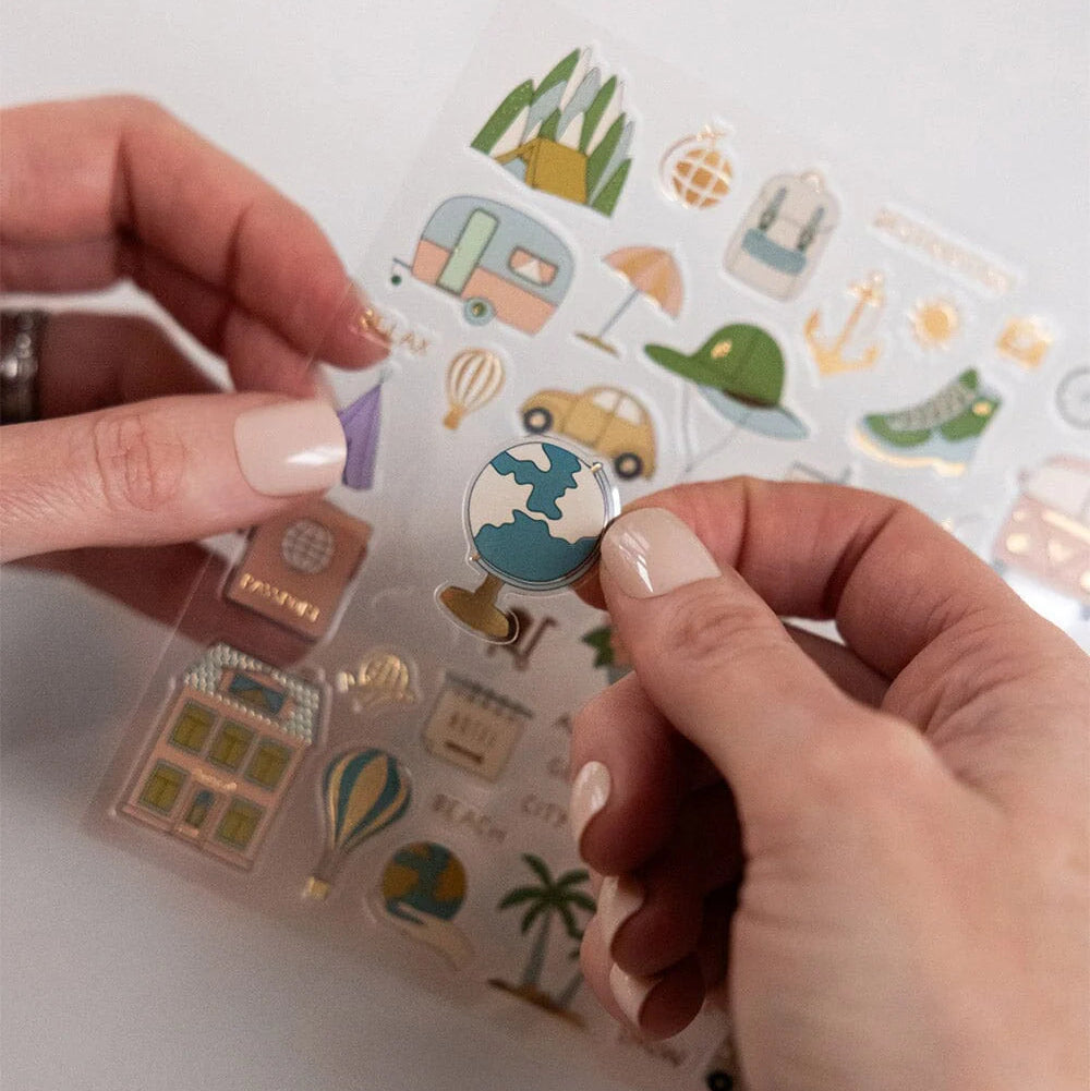 BESPOKE LETTERPRESS - Travel Sticker Sheet