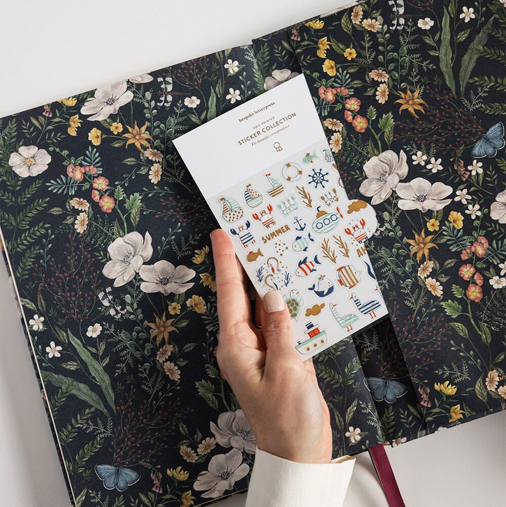 BESPOKE LETTERPRESS - Nautical Sticker Sheet