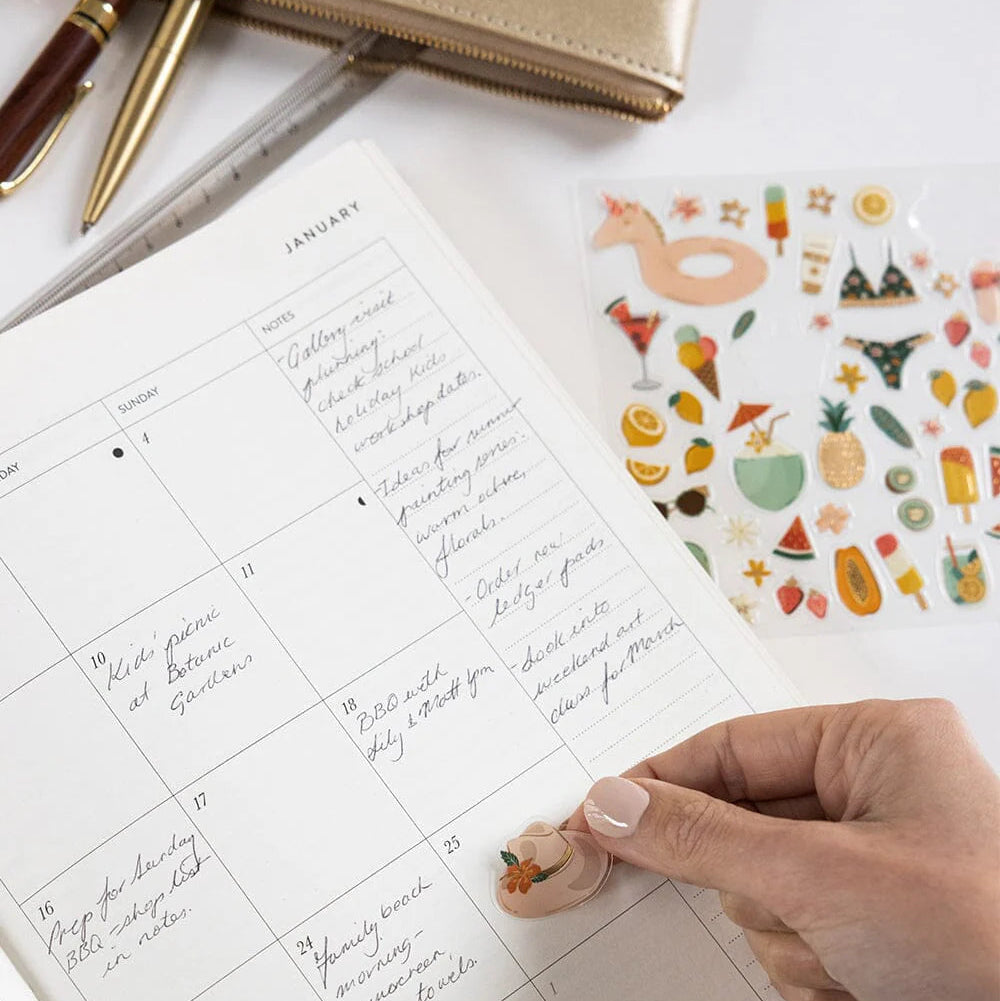 BESPOKE LETTERPRESS - Summer Holidays Sticker Sheet