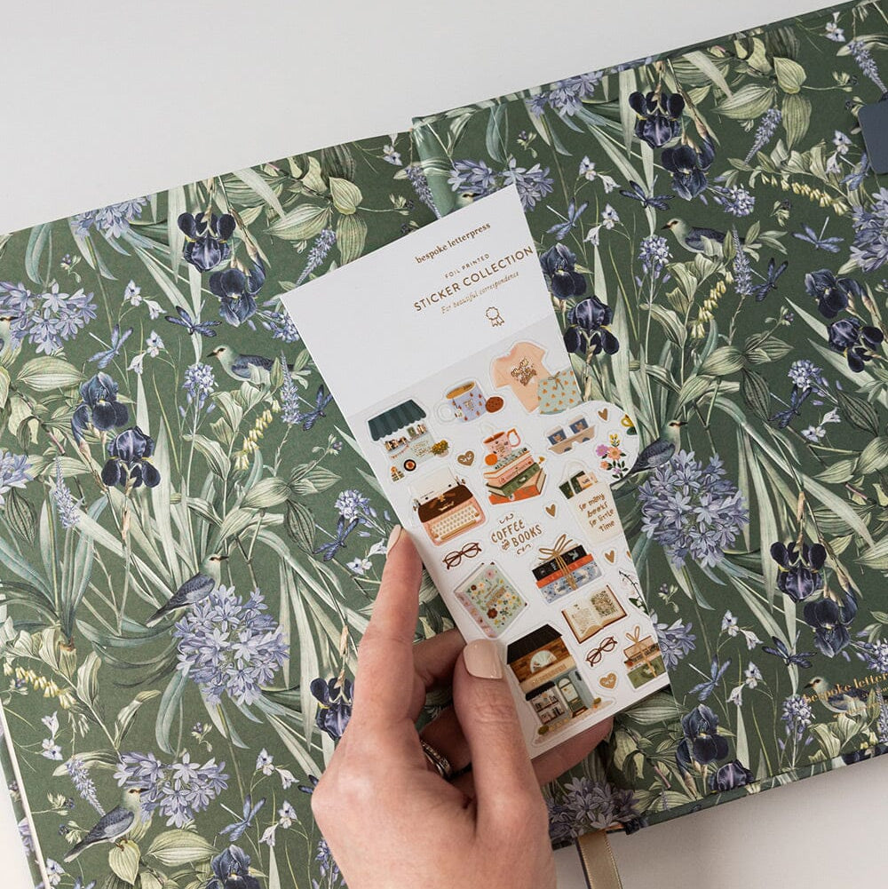 BESPOKE LETTERPRESS - Book Lovers Sticker Sheet