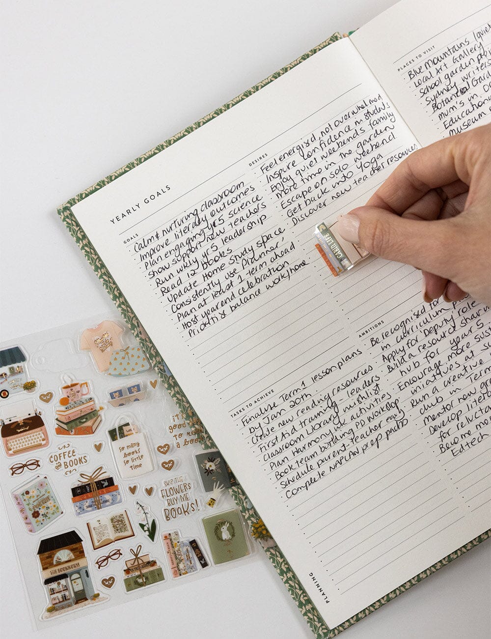 BESPOKE LETTERPRESS - Book Lovers Sticker Sheet