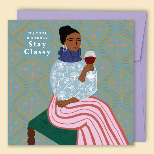 PAPERNEST - "Stay Classy" Birthday Card