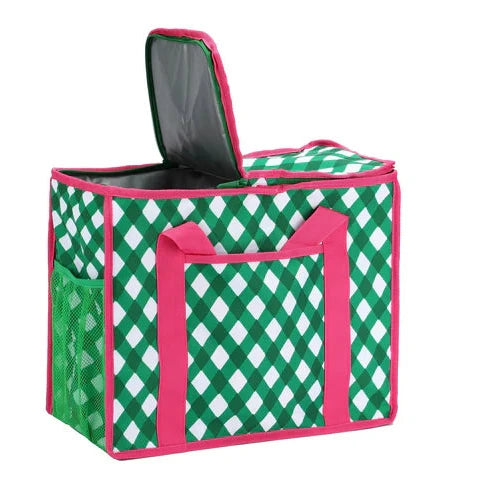 SISTA & CO. - Family Cooler Bag 'Apple & Raspberry Check'