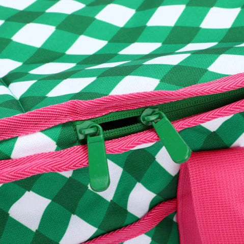 SISTA & CO. - Family Cooler Bag 'Apple & Raspberry Check'